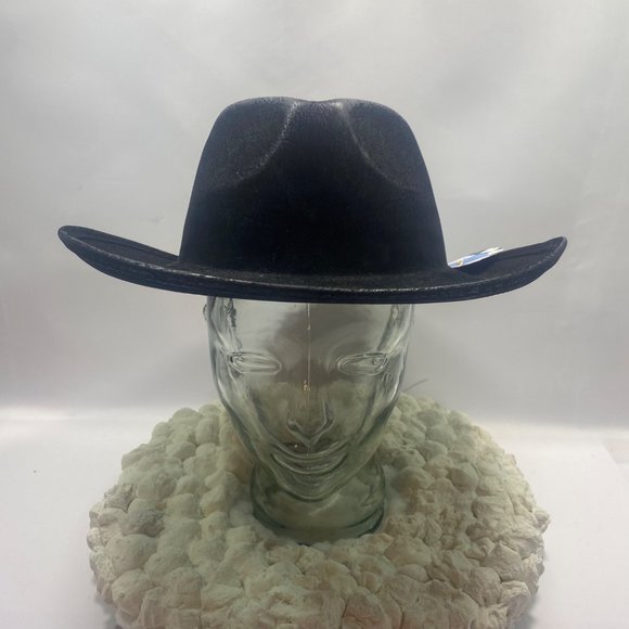 Black Suede Cowboy Hat main image 5